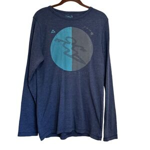 Da Hui Long Sleeve Thermal Waffle Knit Tee Shirt Hawaii sz M